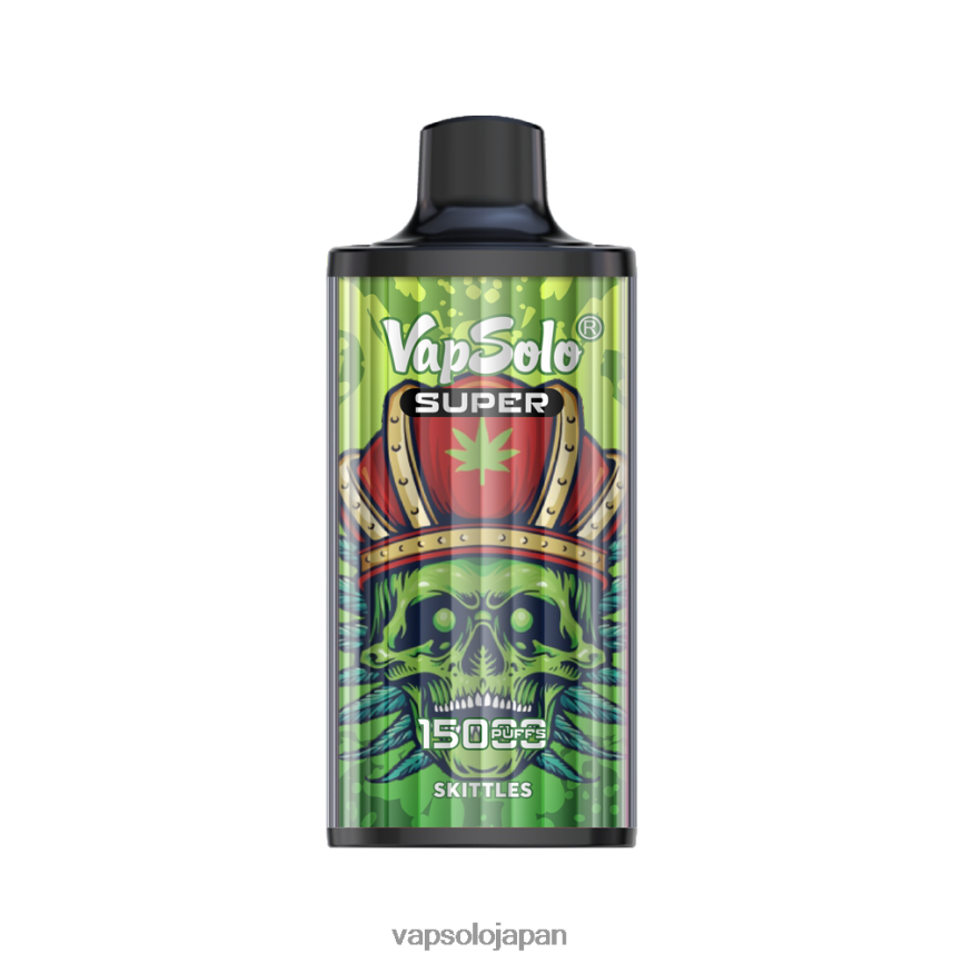VapSolo SUPER 使い捨て電子タバコ スキットルズ DLX4T221 - Vapsolo Wholesale