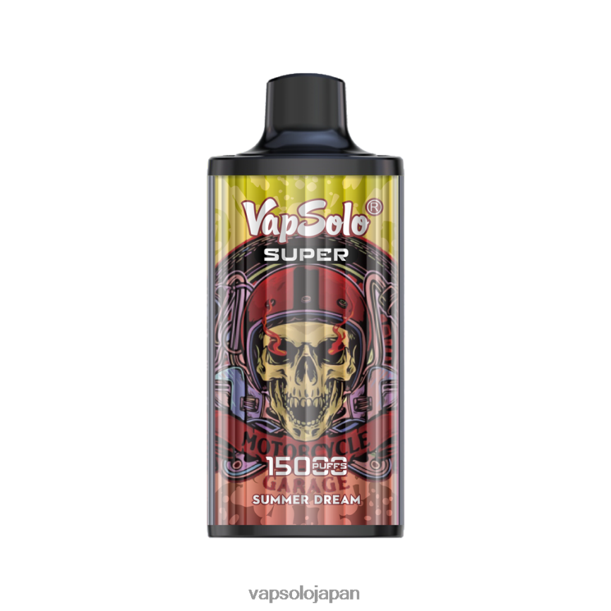 VapSolo SUPER 使い捨て電子タバコ 夏の夢 DLX4T224 - Vapsolo Flavours