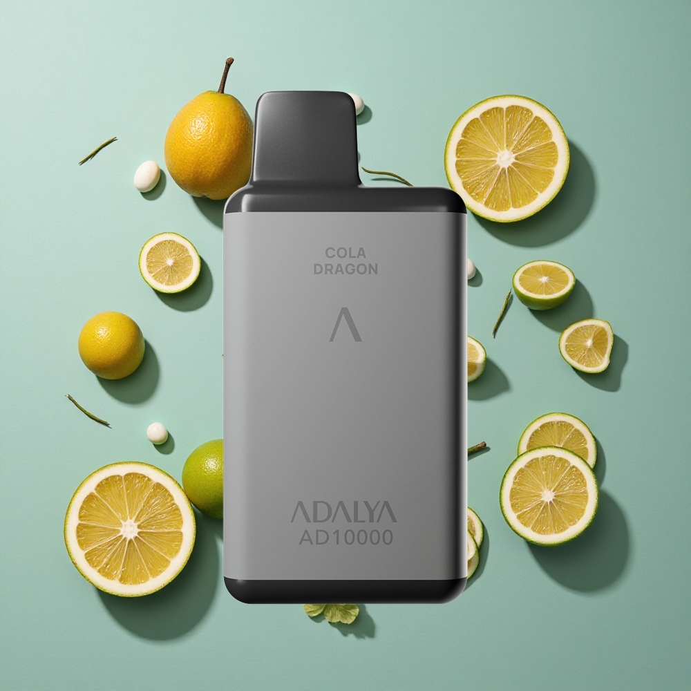 ミント味 Adalya AD 10000パフ スペースグレー リチャージ可能 Japan vape wholesale