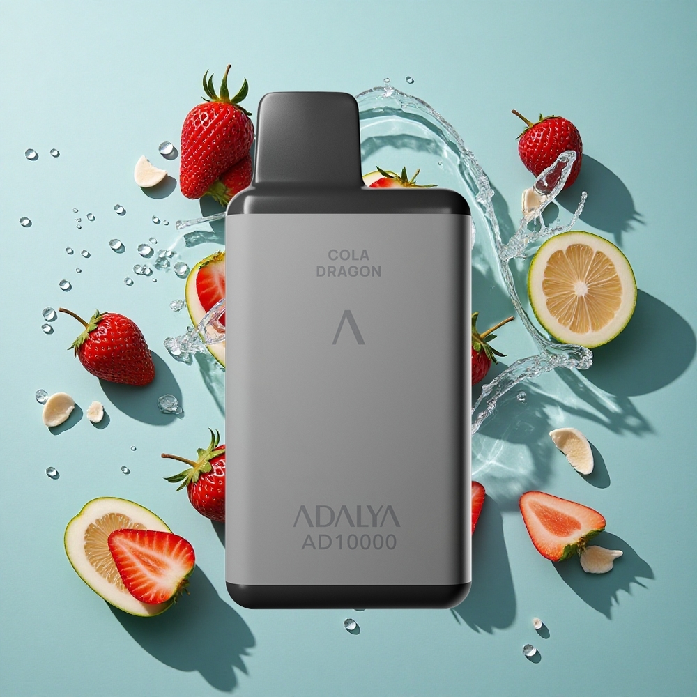 ストロベリースプラッシュ Adalya AD 10000 パフ 充電可能 USB-C Japan vape wholesale