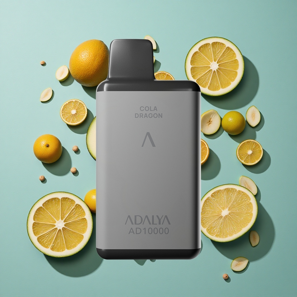 スペースグレー味 Adalya AD 10000パフ 使い捨てベイプ リチャージ可能 USB-C Japan vape wholesale