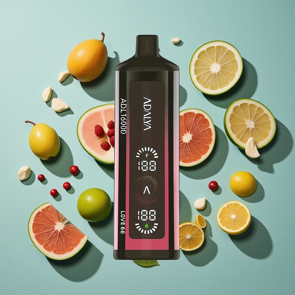 ラブ66 アダリヤ ADL 16000 プロ パフス デジタルスクリーン リチャージャブル ジャパン ベイプ ホールセール