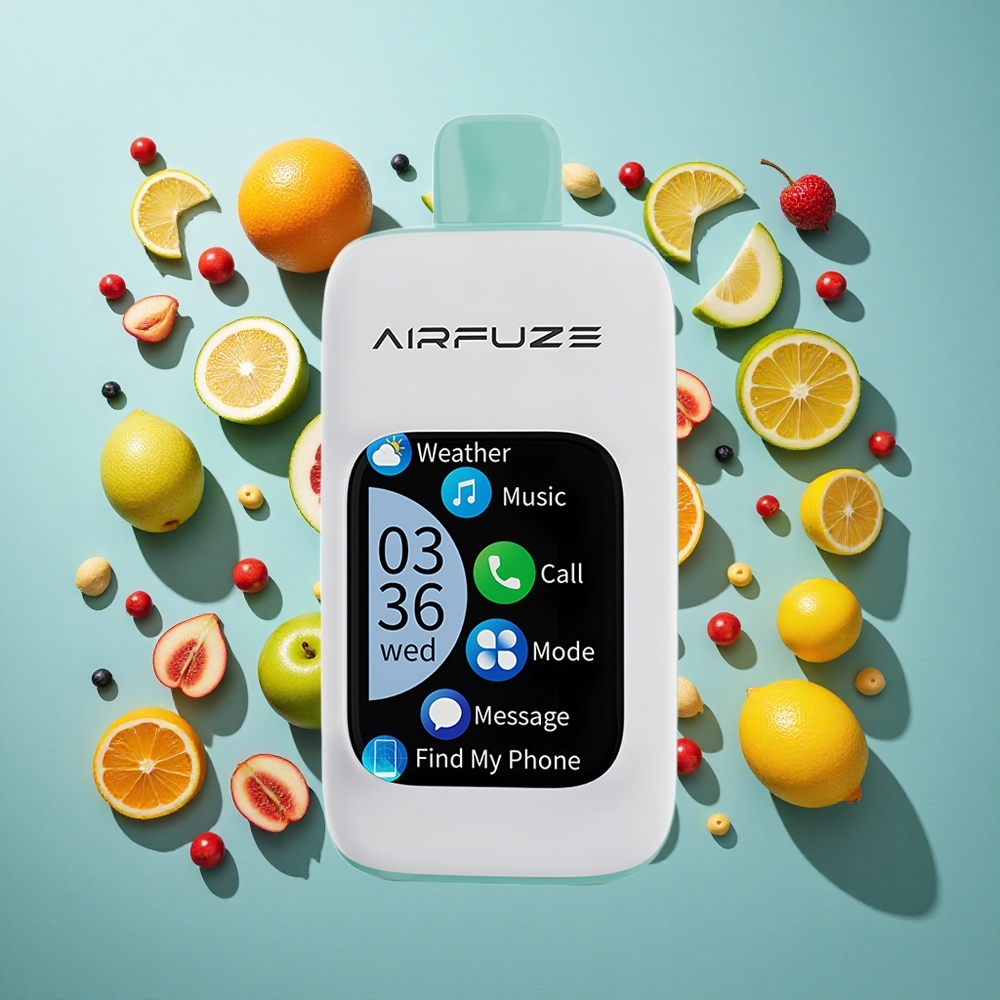 レインボーフルーツバーストAirFuze Smart 30000パフ使い捨てポッド日本vape wholesale