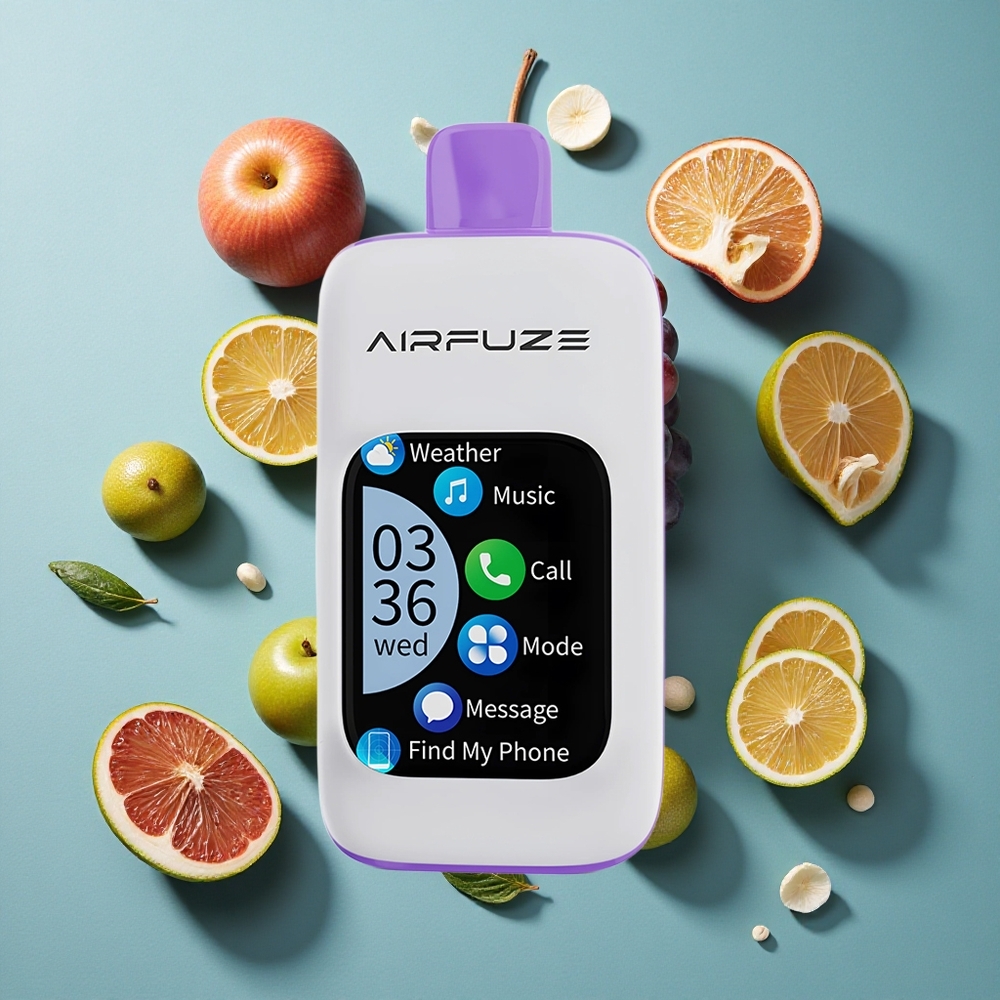 グレープバースト AirFuze Smart Pro 40000パフス スマートタッチスクリーン Japan vape wholesale