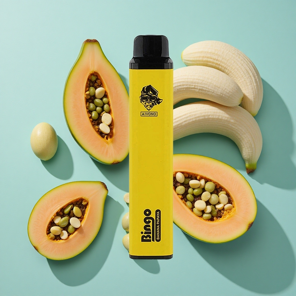 バナナパパイヤ Aivono Aim Bingo 4000パフ 10mL Japan vape wholesale