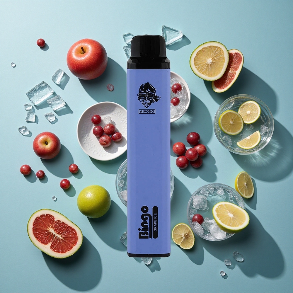 グレープアイス Aivono Aim Bingo 4000パフス 10mL Japan vape wholesale