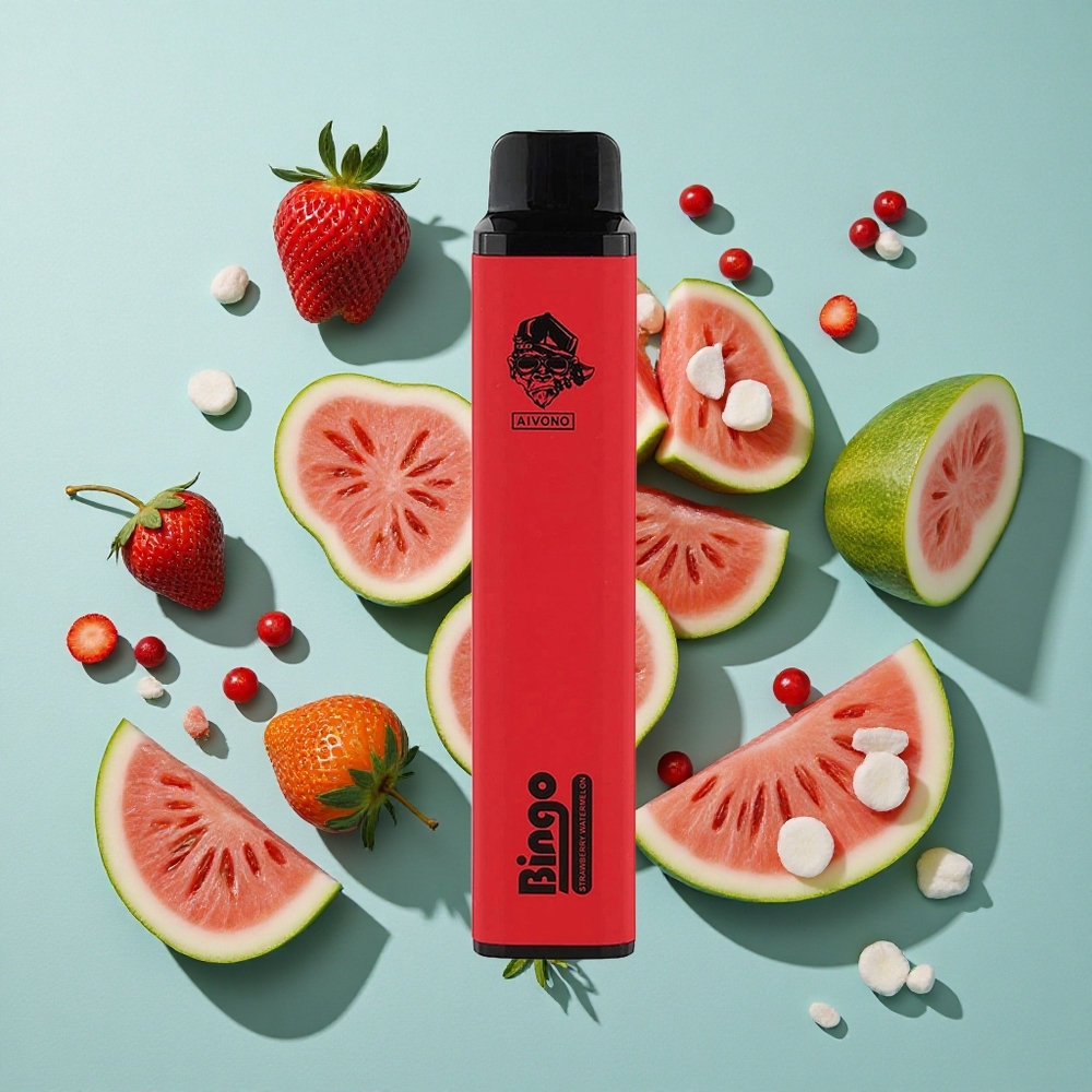 イチゴスイカ味 Aivono Aim Bingo 4000パフ 10mL 日本 vape wholesale