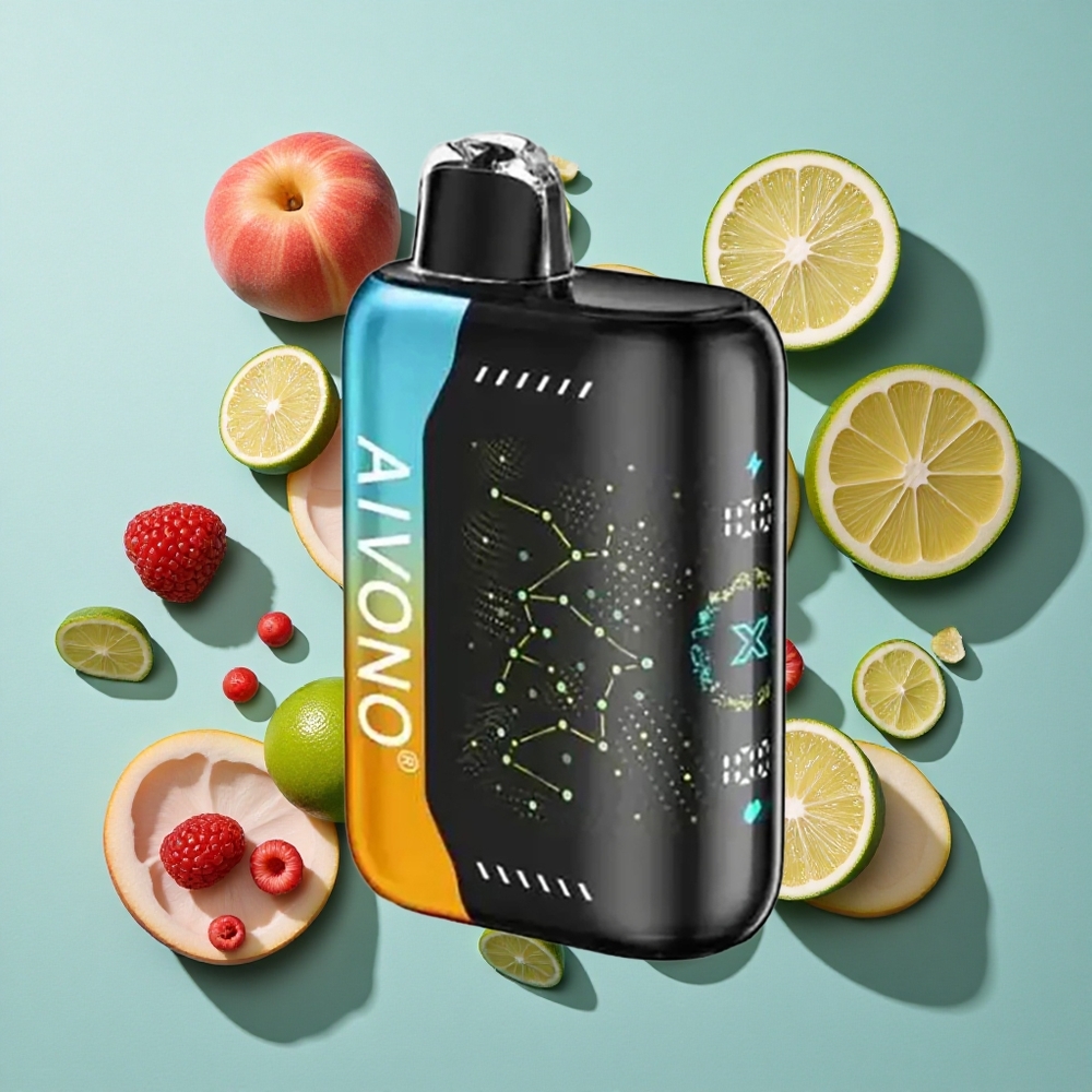 ラズベリーピーチライム Aivono Aim Boom 25000パフ 28ml 日本 vape wholesale