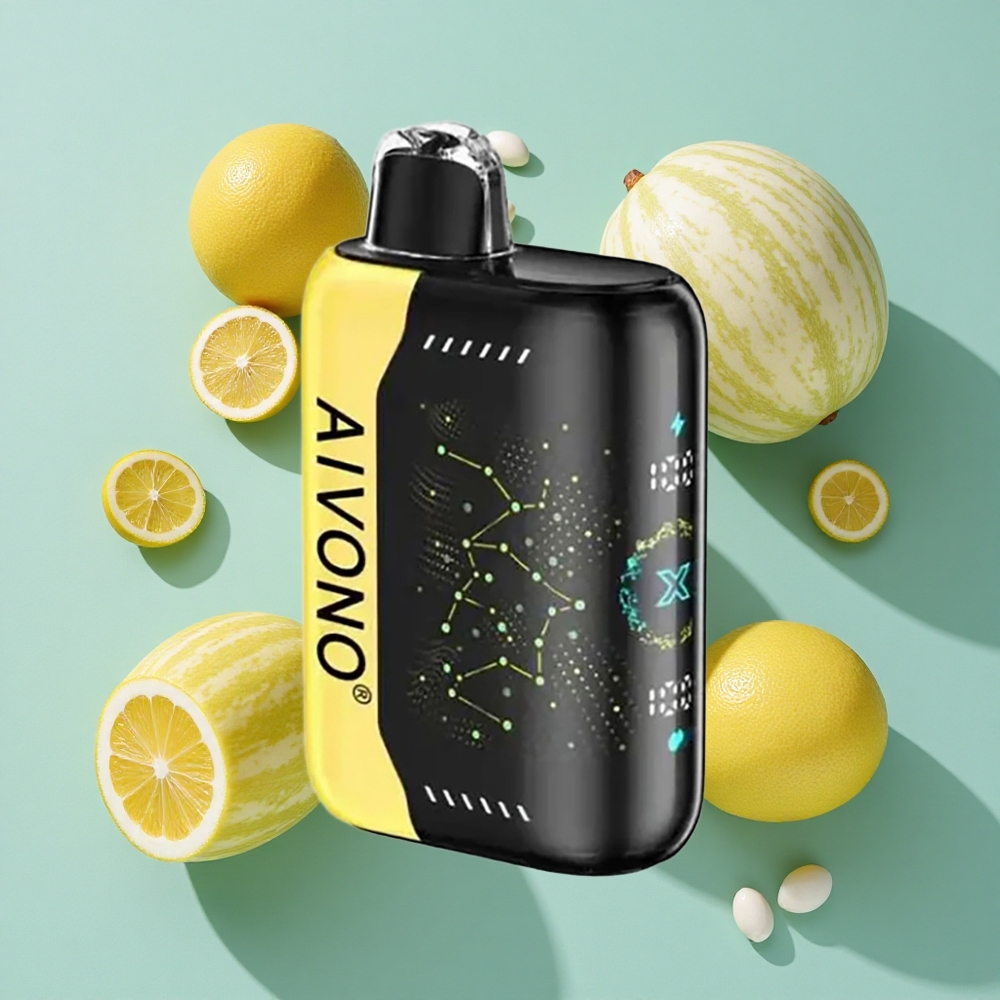 メロンとレモンのAivono Aim Boom 25000回パフ日本vape wholesale