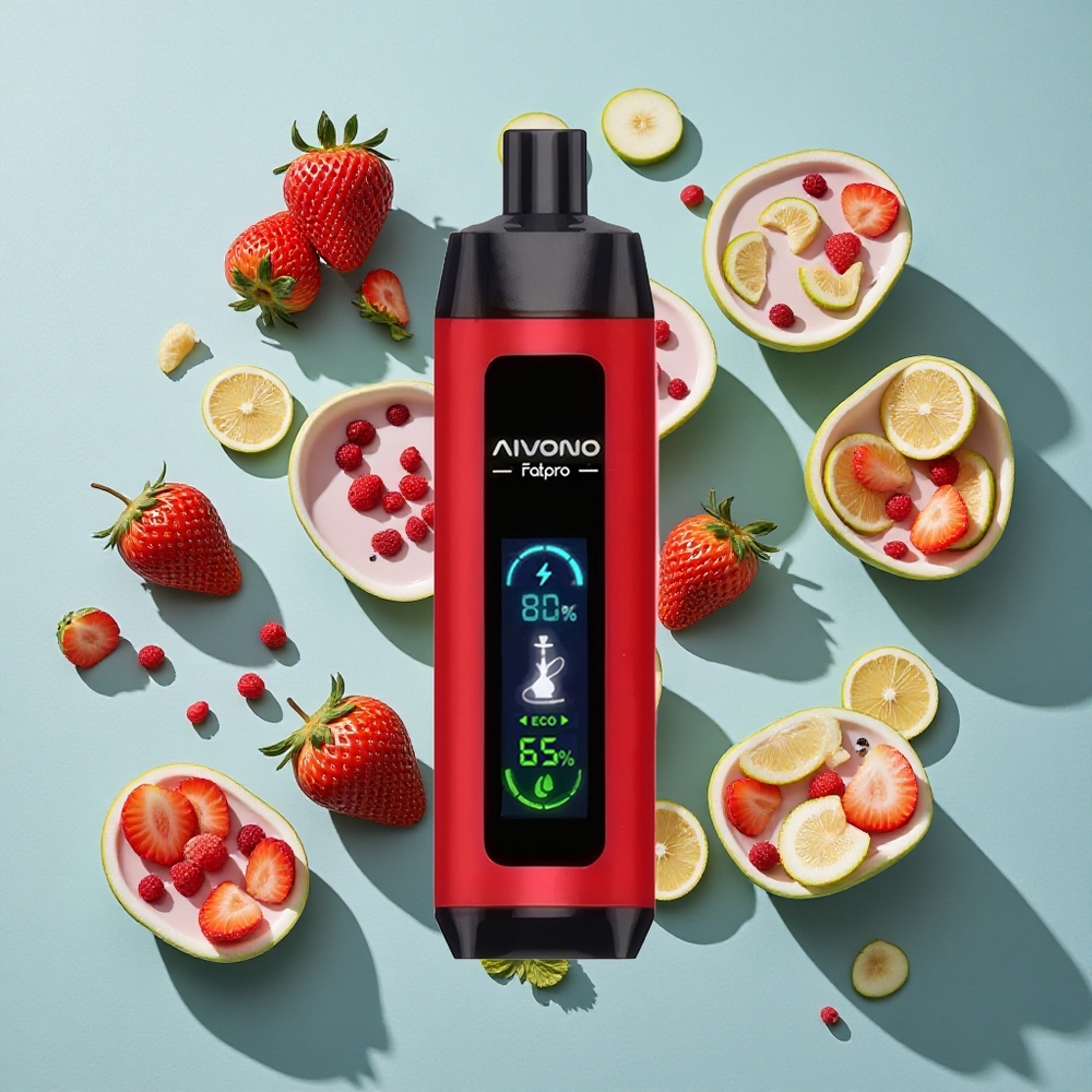 ストロベリーパンチ Aivono Aim Fatpro 22000パフ 28ml 日本ベイプ卸売り