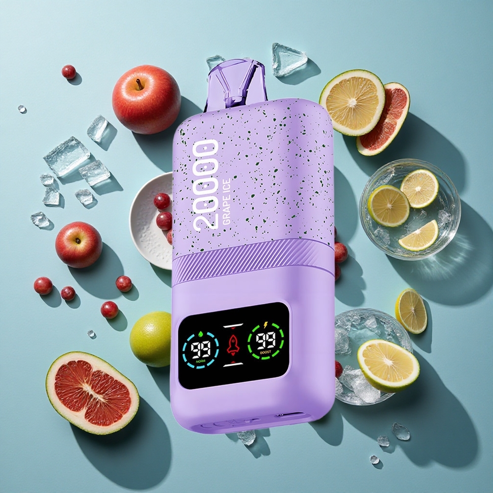 グレープアイス Aivono Aim Magic 20000プッフ デュアルメッシュコイル Japan vape wholesale