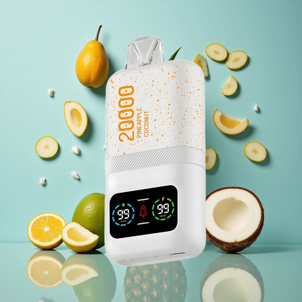 パイナップルココナッツ Aivono Aim Magic 20000パフ デュアルメッシュコイル Japan vape wholesale