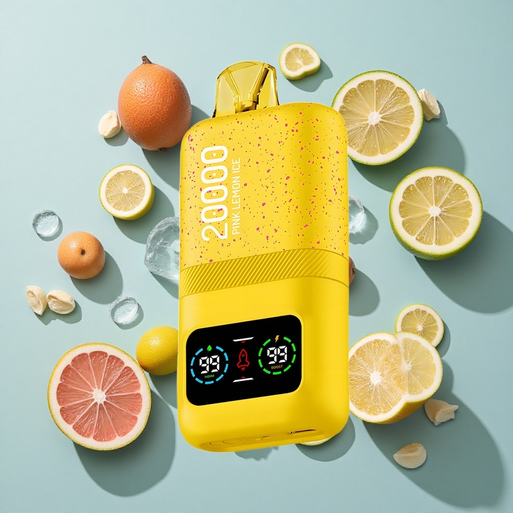 ピンクレモンアイス Aivono Aim Magic 20000 パフ デュアルメッシュコイル Japan vape wholesale