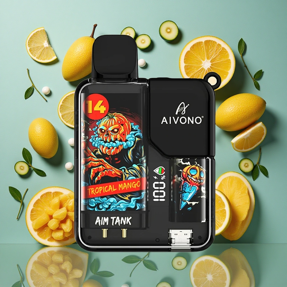 トロピカルマンゴー Aivono AIM-TANK 9500パフ 18ml 日本 vape wholesale