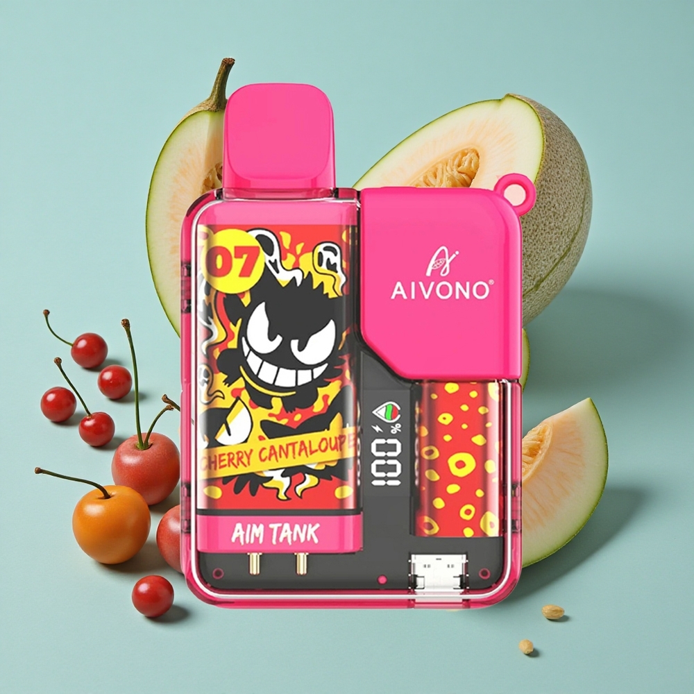チェリーキャンタロープ Aivono AIM-TANK 9500パフ 18ml 日本 vape wholesale