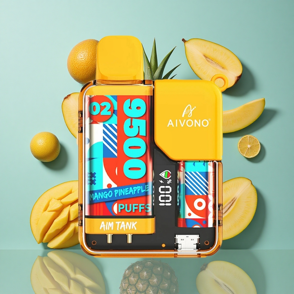 マンゴーパイナップル Aivono AIM-TANK 9500パフス 18ml 日本 vape wholesale
