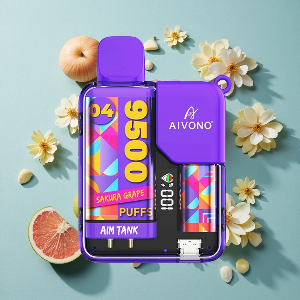 さくらぶどう Aivono AIM-TANK 9500回 日本卸売り Japan vape wholesale