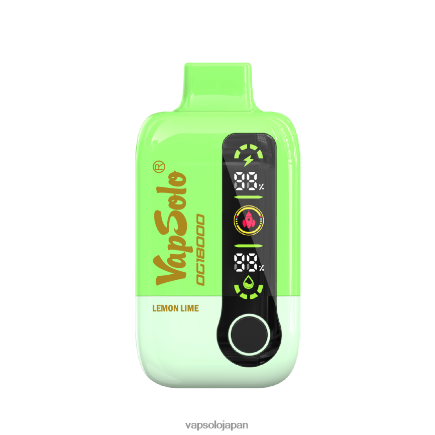 VapSolo DG18000 使い捨て電子タバコ レモンライム DLX4T250 - Vapsolo Nicotine