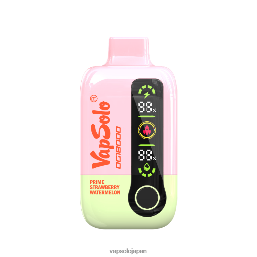 VapSolo DG18000 使い捨て電子タバコ プライムストロベリースイカ DLX4T254 - Vapsolo Puff