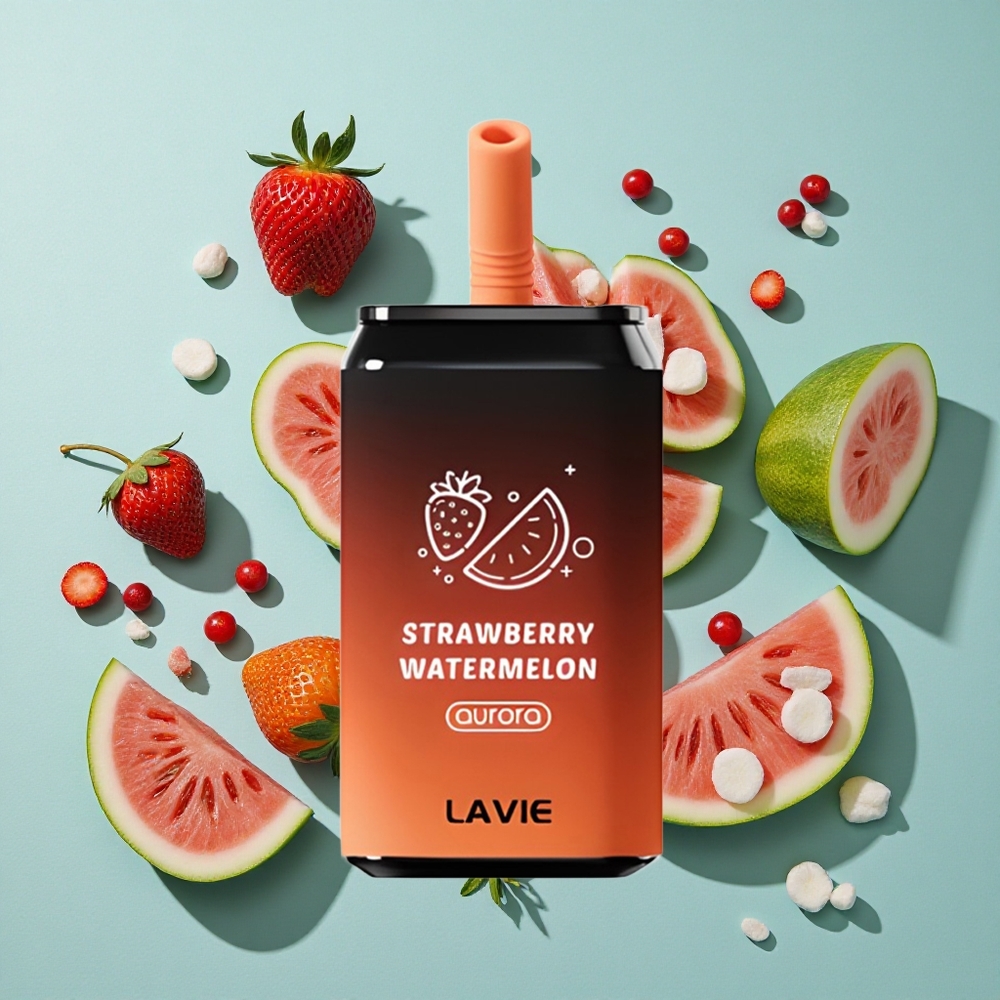 イチゴスイカ（ストロベリーメロン）LAVIE Aurora 11000回吸引 22ML Japan vape wholesale