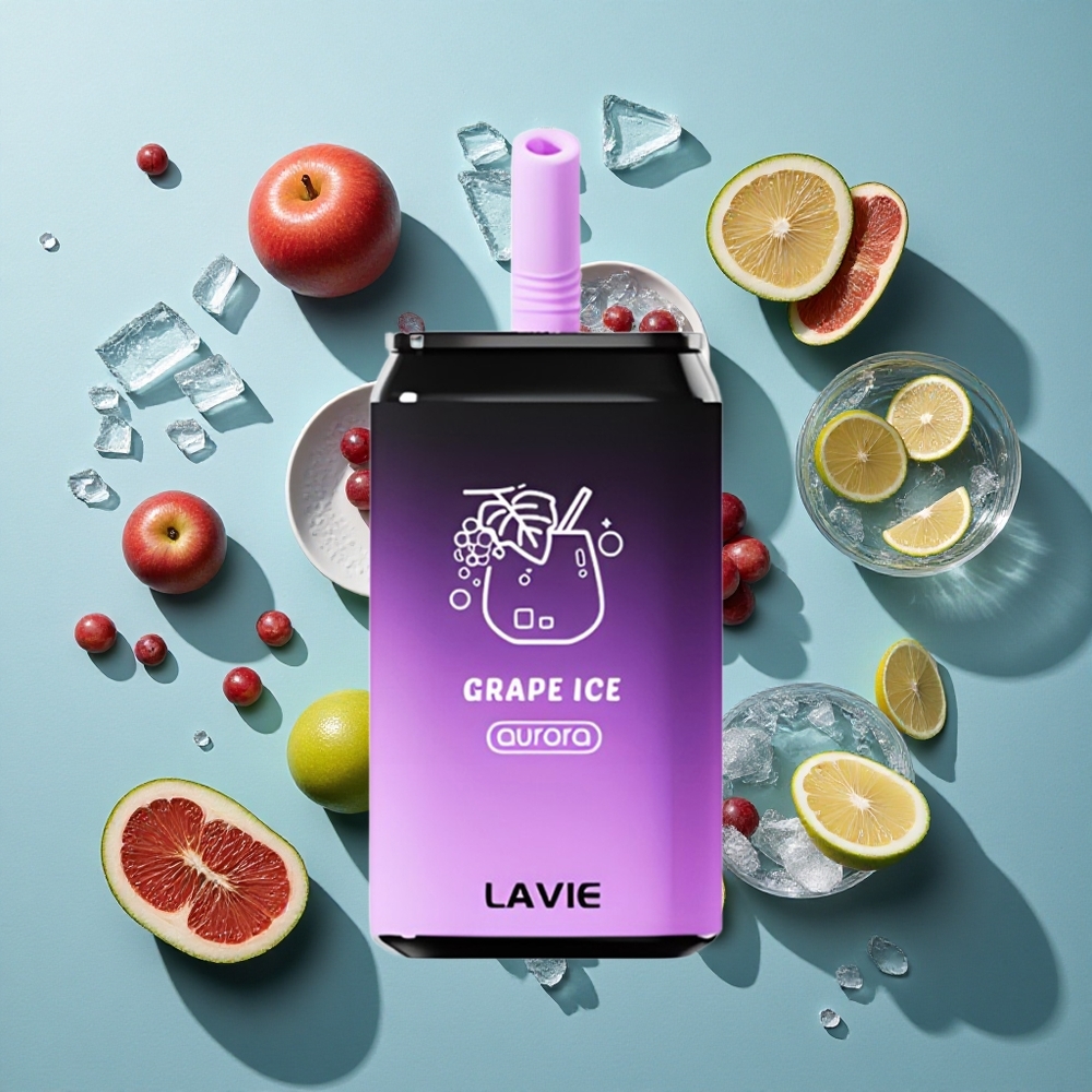 グレープアイス LAVIE Aurora 11000パフ 22ML Japan vape wholesale