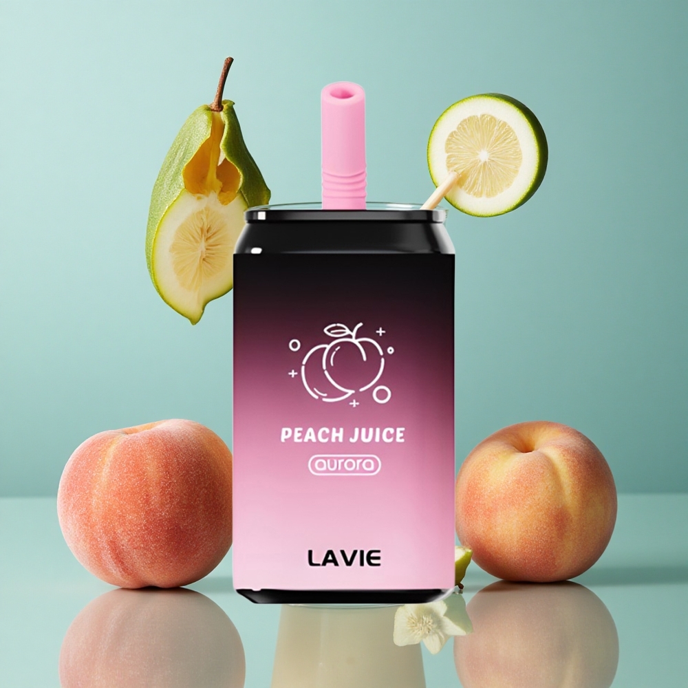 ピーチジュース LAVIE Aurora 11000回吸引 22ML 日本 vape wholesale