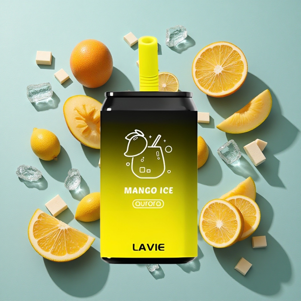 マンゴーアイス LAVIE Aurora 11000回吸引 タイプC充電式 Japan vape wholesale
