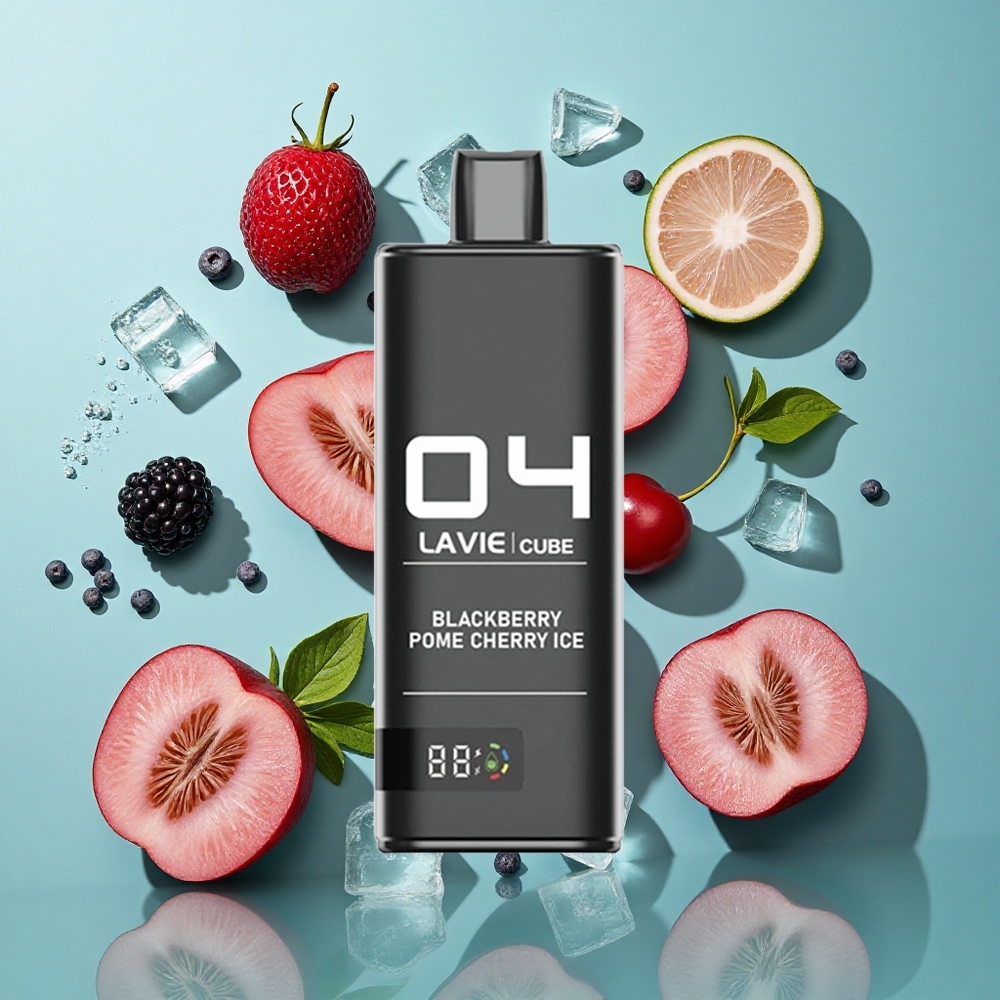 ブラックベリー・ザクロ・チェリーアイス Lavie Cube 20000パフ 日本製 28ml Japan vape wholesale