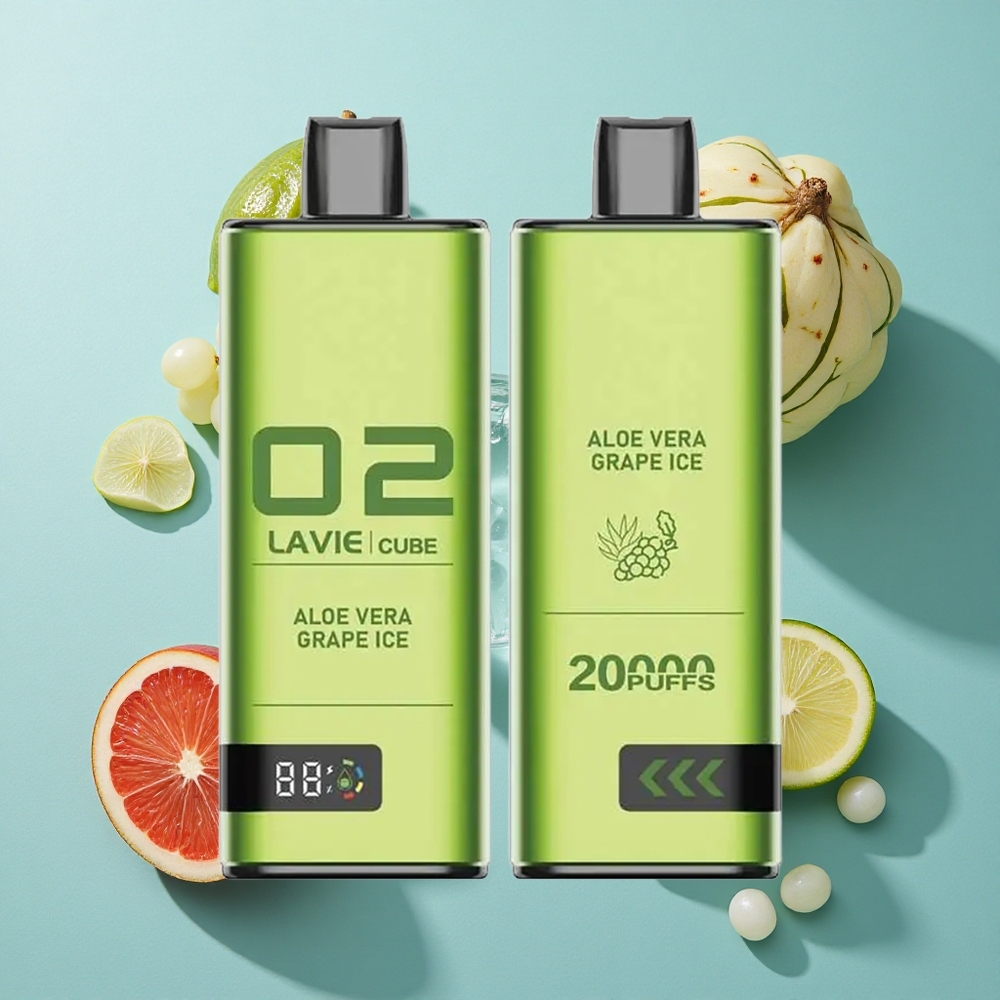 アロエベラ＆グレープアイス Lavie Cube 20000パフ 日本製 600mAh Japan vape wholesale