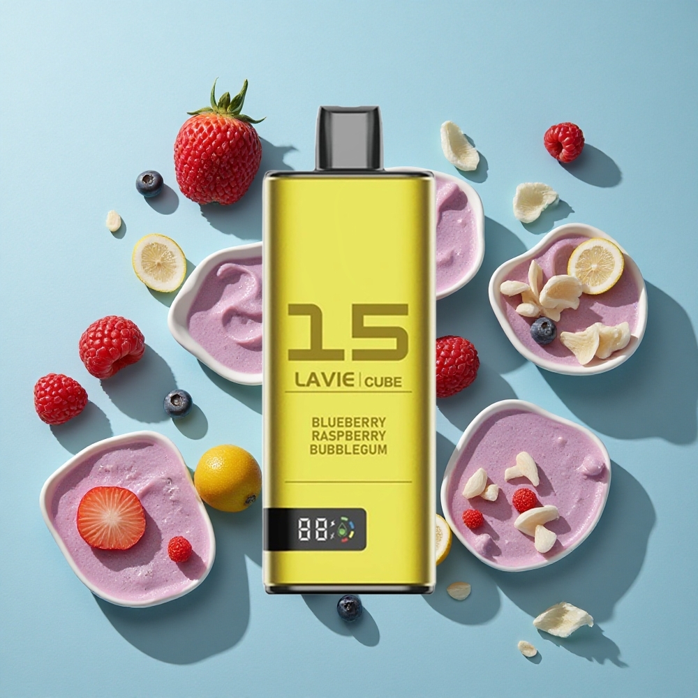 ブルーベリーレーズンベリーラズベリーバブルガム Lavie Cube 20000パフ 日本仕様 Japan vape wholesale