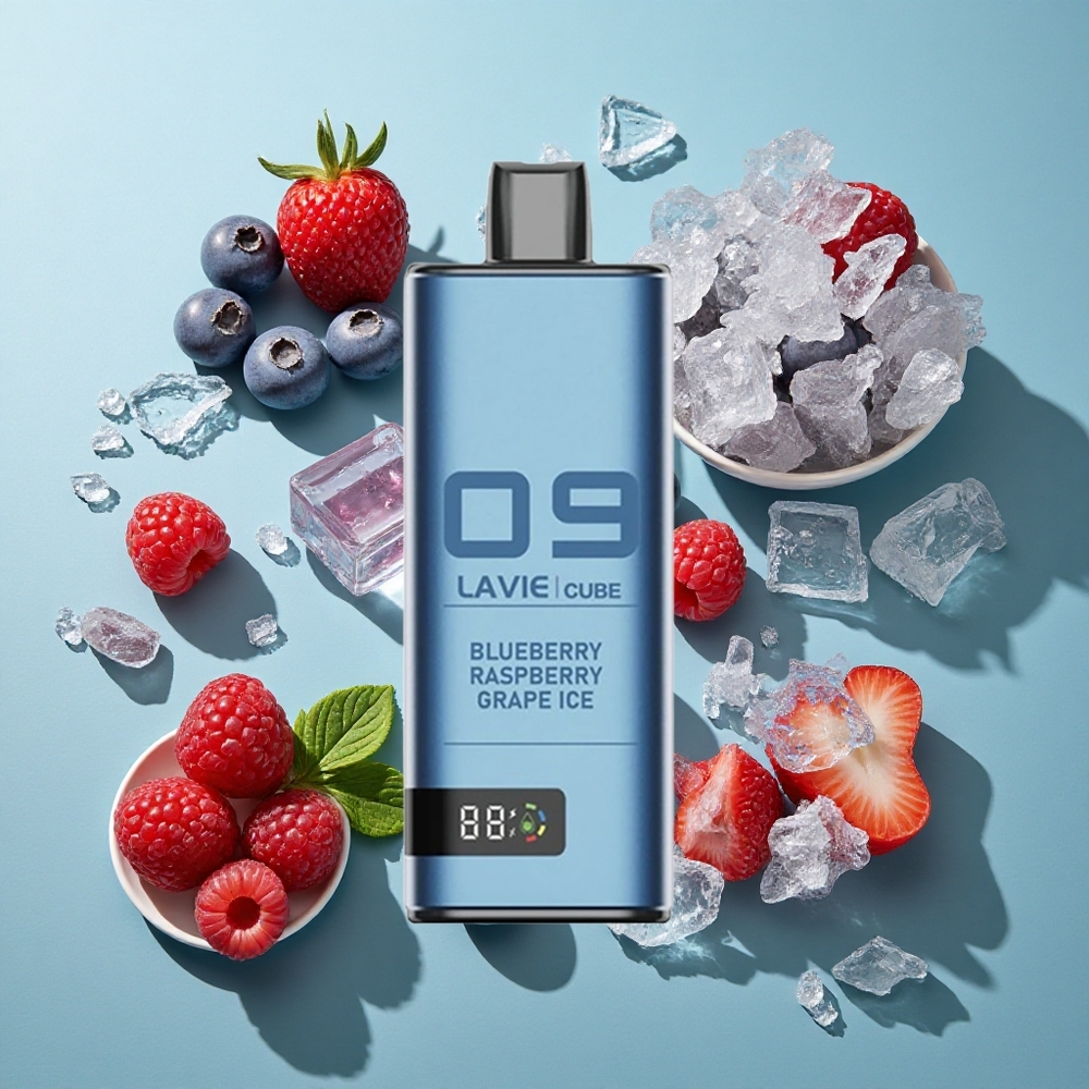 ブルーベリーレッドカラントグレープアイス Lavie Cube 20000回吸引 日本 vape wholesale