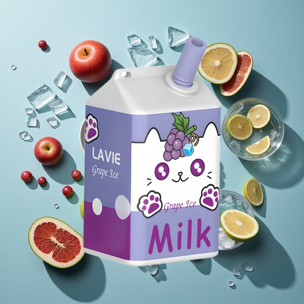 グレープアイス LAVIE Milk 7000パフ 16ML Japan vape wholesale