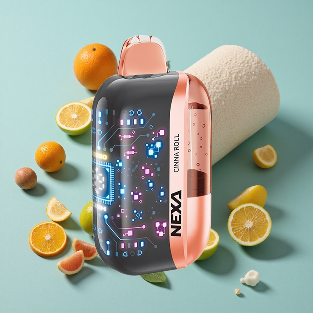 シナモンロール NEXA Ultra 50000パフ 0.9オームデュアルメッシュコイル Japan vape wholesale