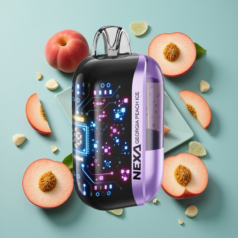 ジョージアピーチアイス NEXA Ultra 50000 puff 3D曲面スクリーン Japan vape wholesale