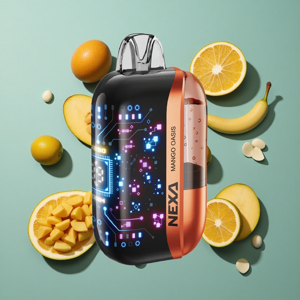 マンゴーオアシス NEXA Ultra 5万回 ディスポーザブルベイプ 20ml プレフィルド Japan vape wholesale