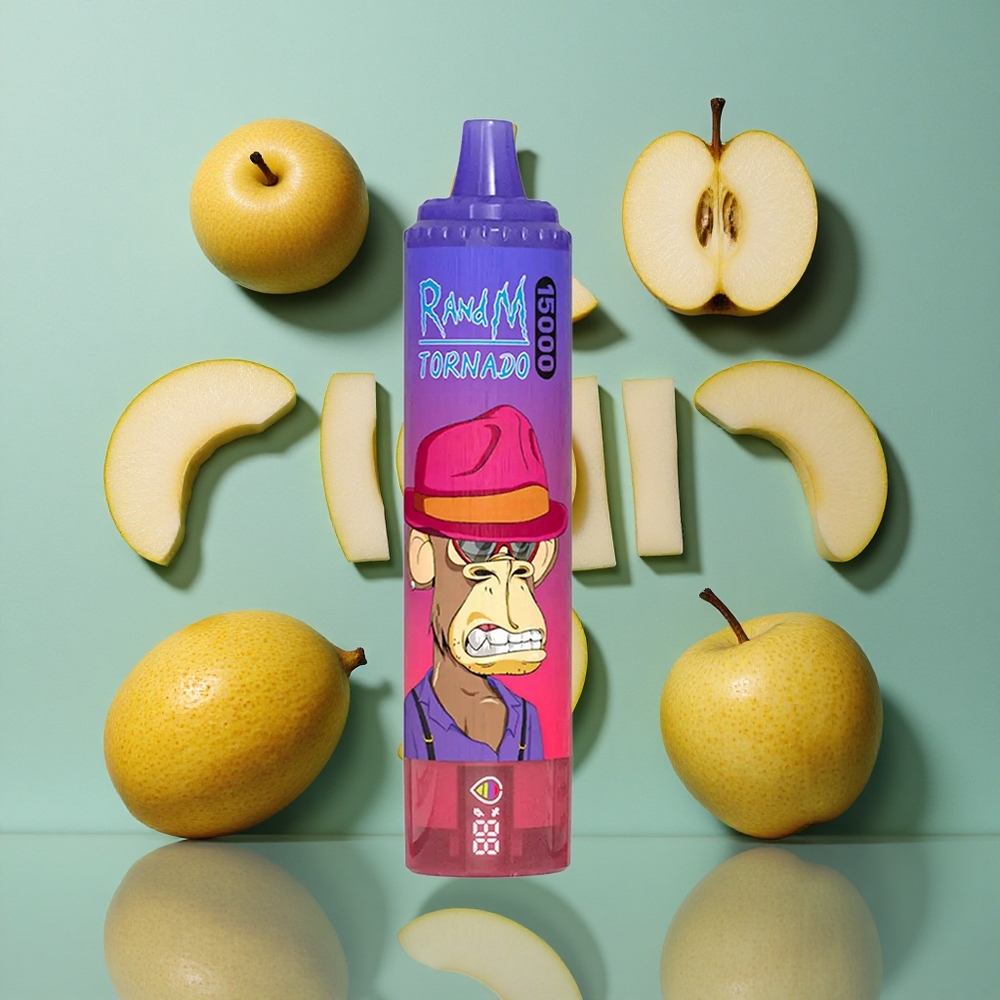 サップーアップル（Sour Apple） RandM ファモット トルネード 15000回吸引 メッシュコイル Japan vape wholesale