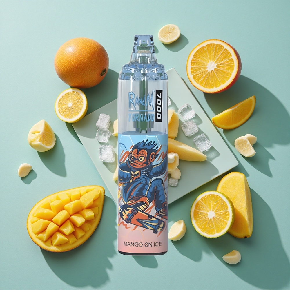 マンゴーオンアイス RandM Fumot トルネード 7000回 日本 vape wholesale