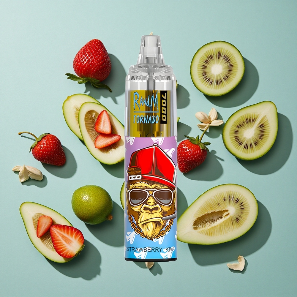 イチゴキウイ RandM Fumot Tornado 7000パフ メッシュコイル Japan vape wholesale