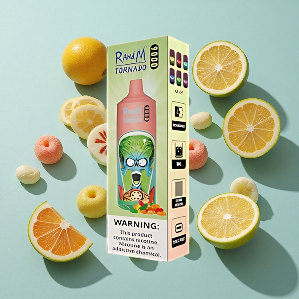 グミベア（Gummy Bear）味 RandM Fumot Tornado 9000パフ メッシュコイル Japan vape wholesale