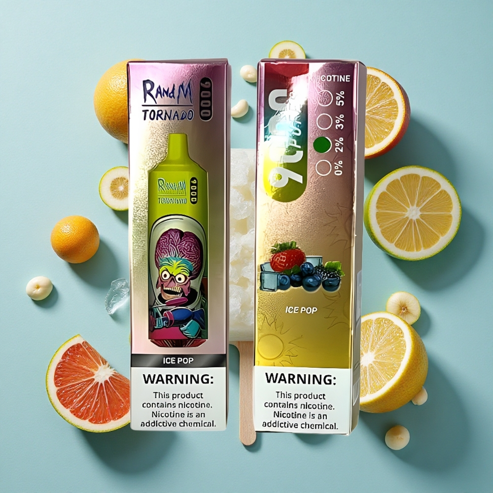 アイスポップ RandM Fumot Tornado 9000パフ メッシュコイル Japan vape wholesale