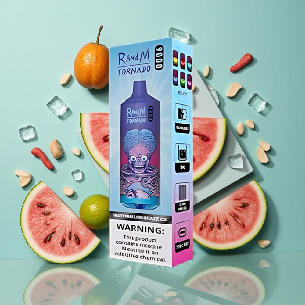 スイカブラズアイス RandM Fumot Tornado 9000 Puffs メッシュコイル Japan vape wholesale
