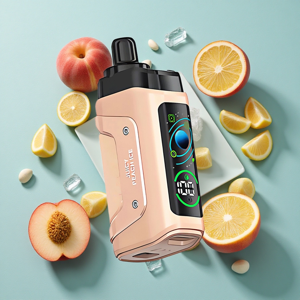 ジューシーピーチアイス Razz Bar 45000 パフ 1.0オームメッシュコイル Japan vape wholesale