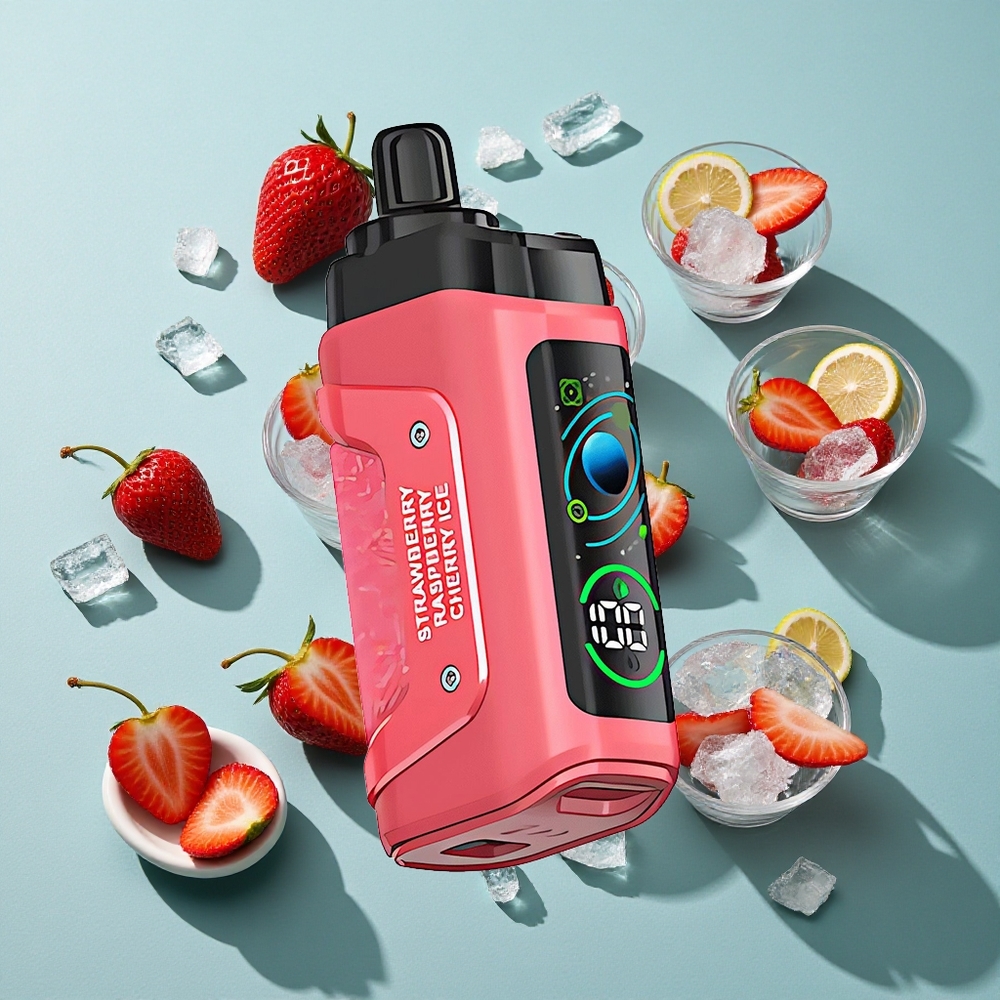 ストロベリーチェリーアイス Razz Bar 45000パフ タイプC充電式 Japan vape wholesale
