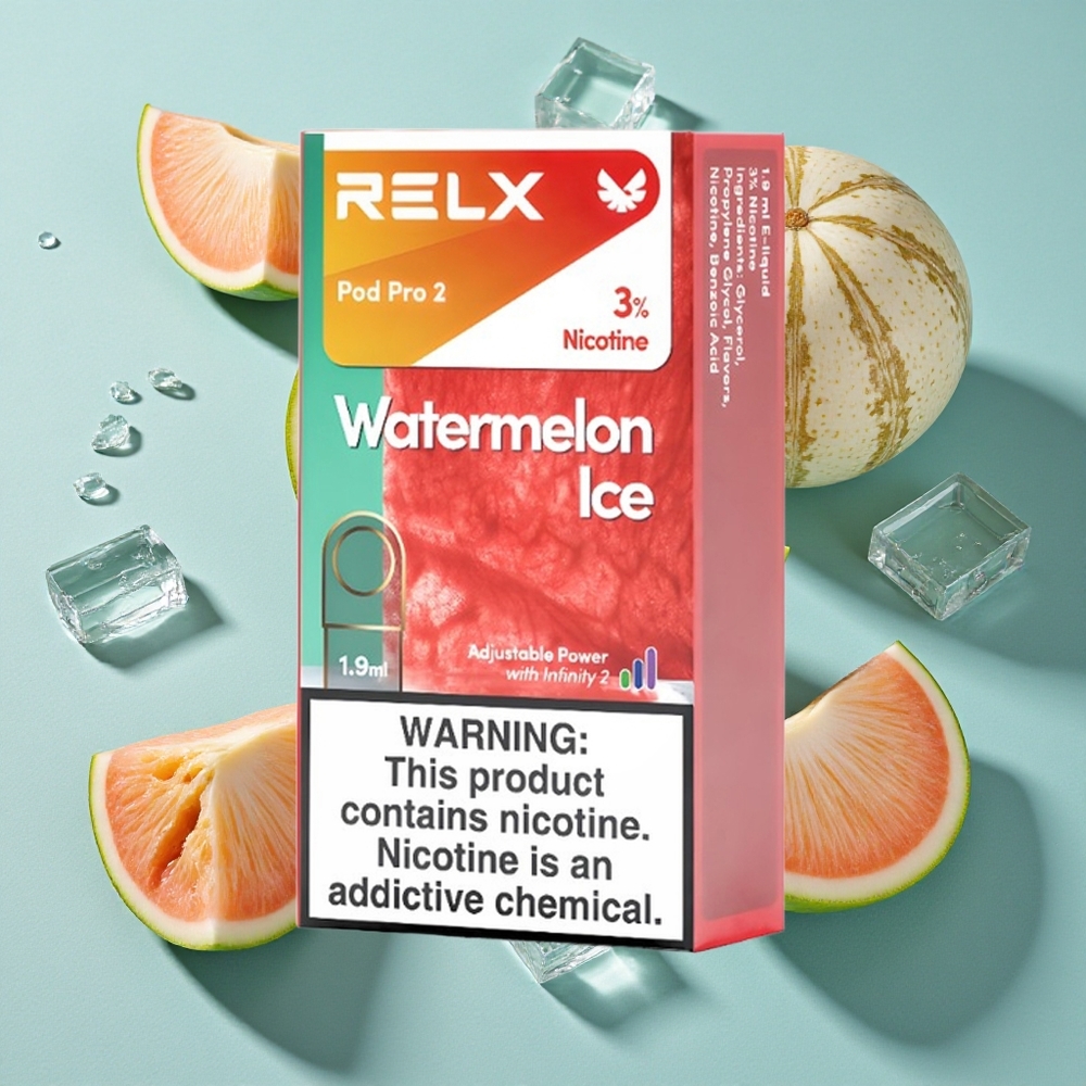 スイカアイス RELX Pod Pro 2 600パフ 1.9ml 日本vape wholesale