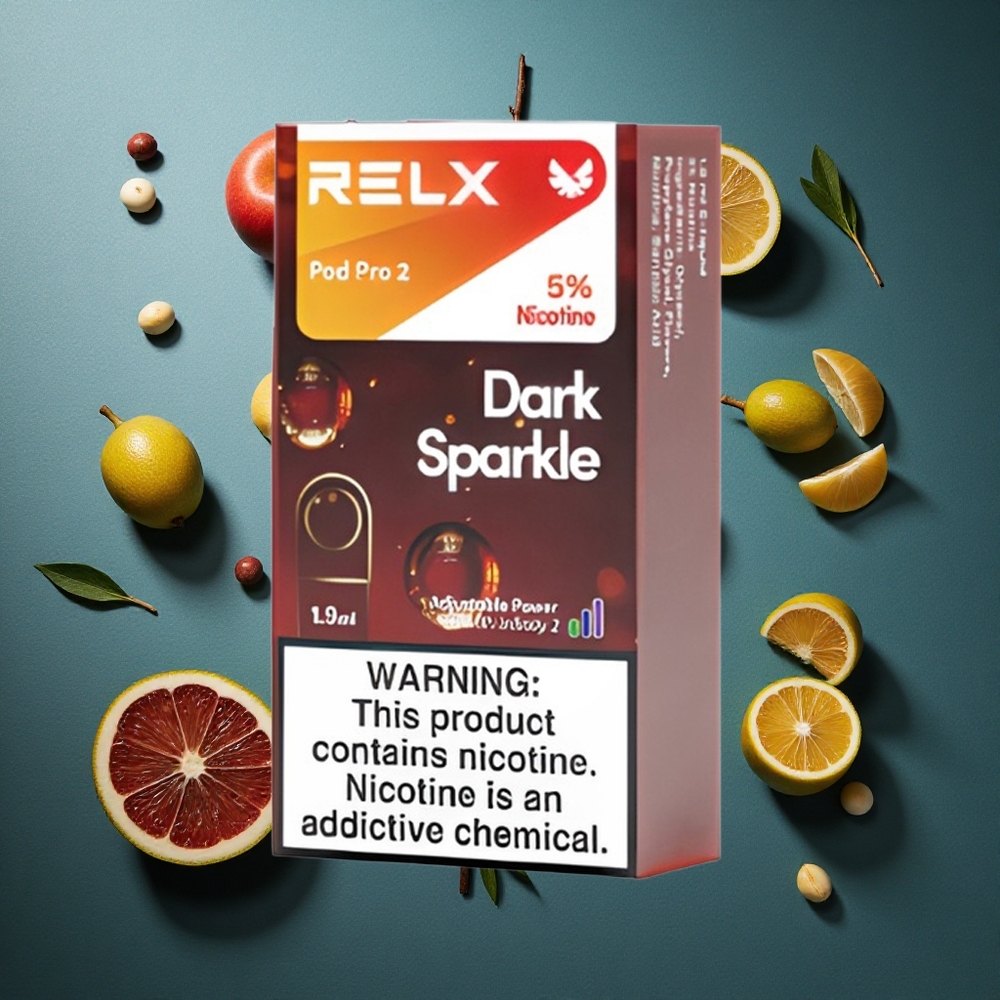 ダークスパークル風味 RELX Pod Pro 2 600パフ 1.9ml 日本 vape wholesale