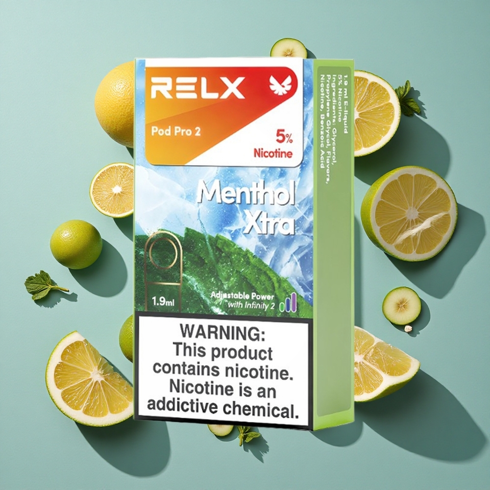 メントールエクストラ RELX Pod Pro 2 600パフ 1.9ml 日本 vape wholesale