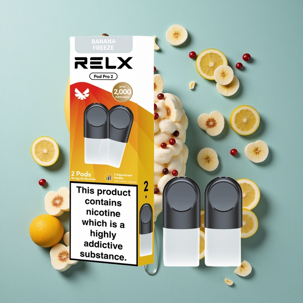 デザートバナナフリーズ RELX Pod Pro 2 600プッフ 日本 vape wholesale